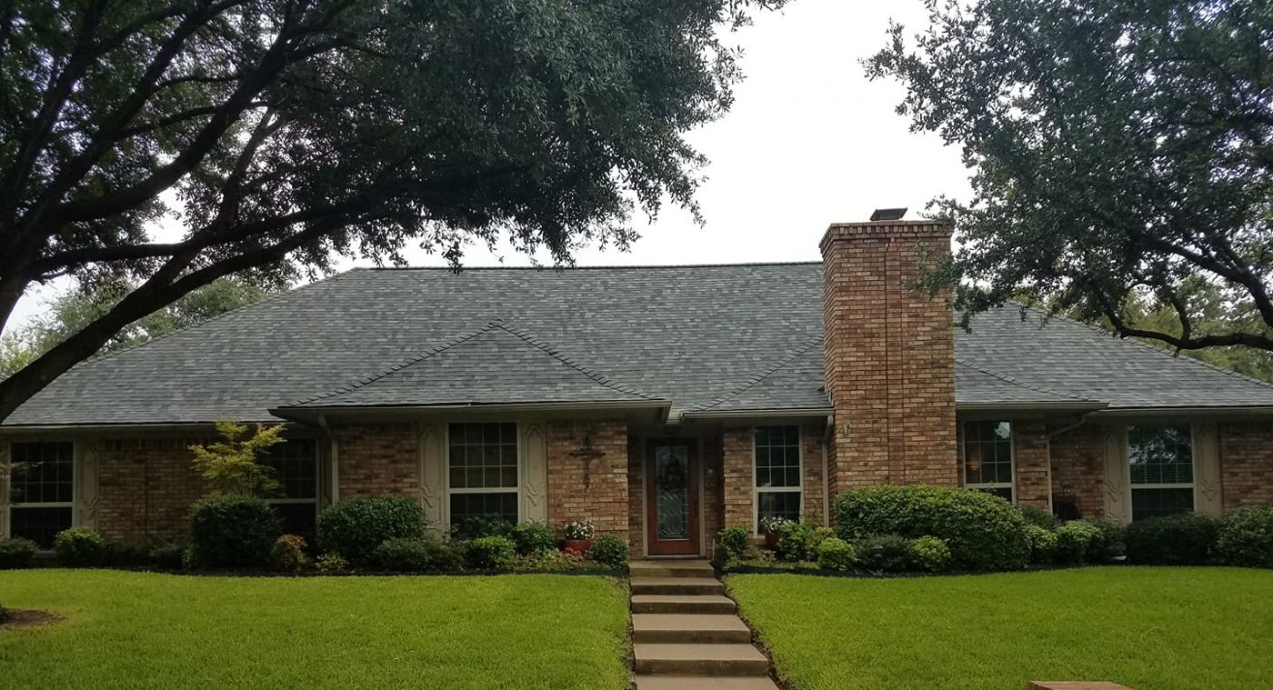 Single-story reroof after