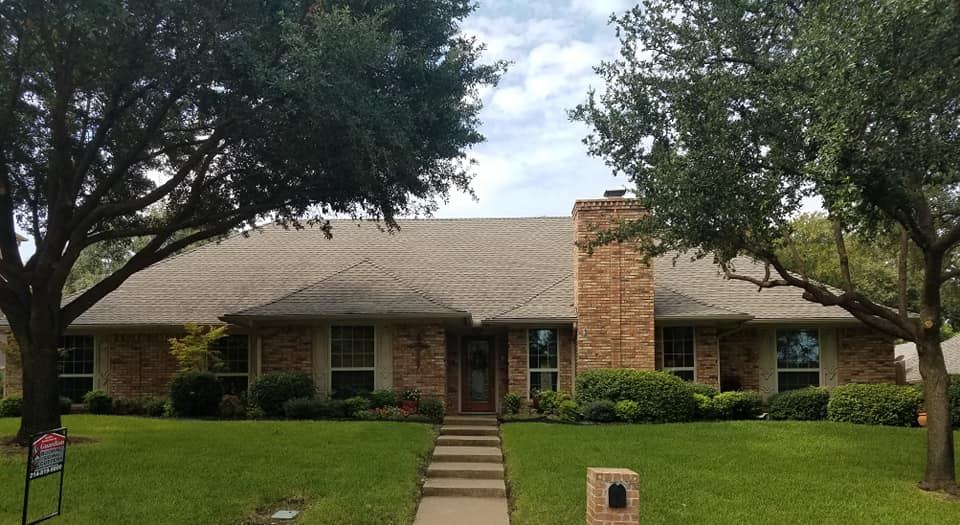 Single-story reroof before